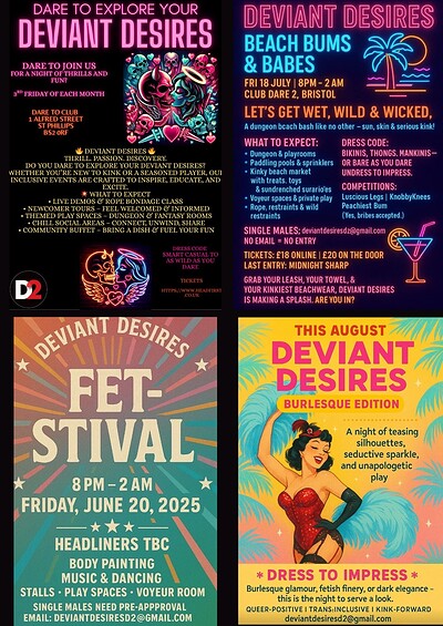 Deviant Desires at Dare to Club