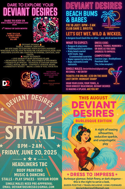 Deviant Desires at Dare to Club