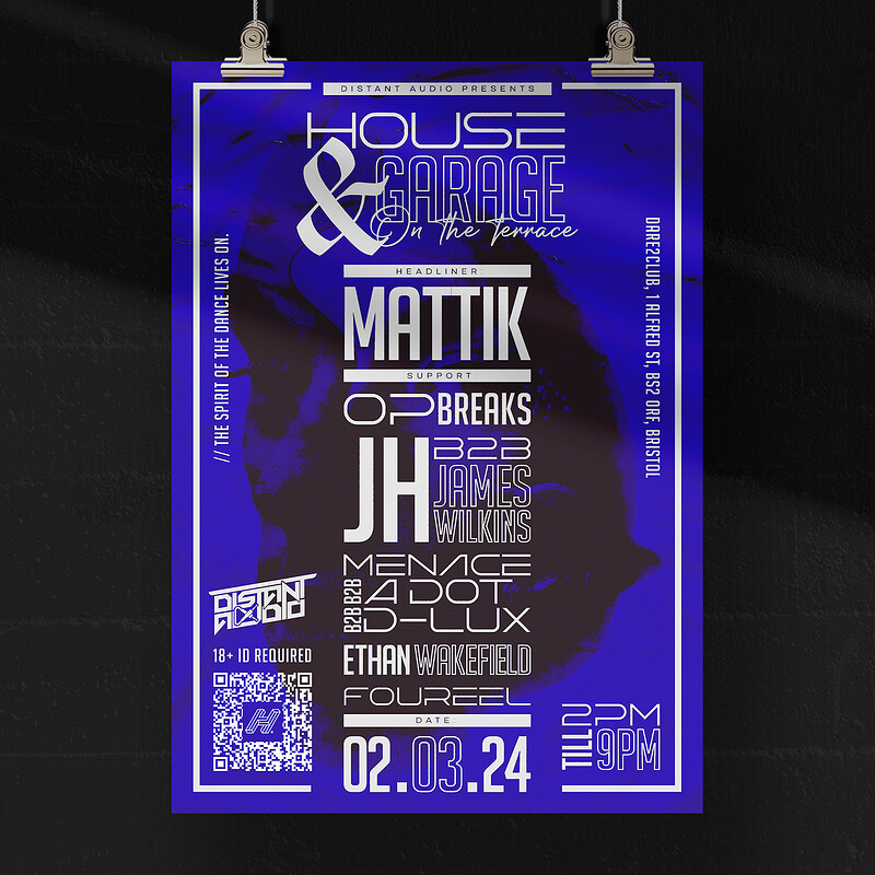 Distant Audio Presents: House & Garage Day Party at Dare to Club