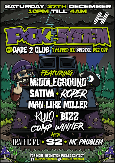 F*CK THE SYSTEM at Dare to Club