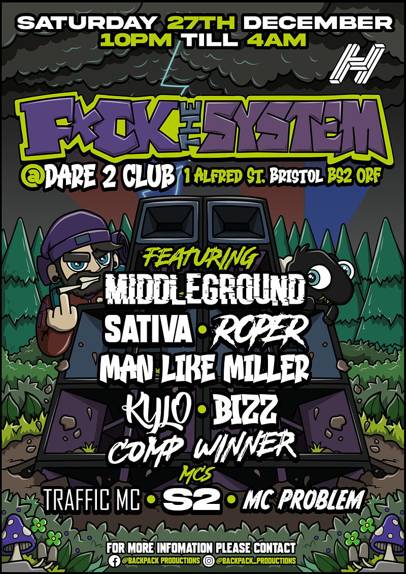 F*CK THE SYSTEM at Dare to Club