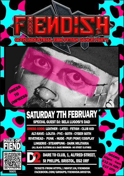 FIENDISH - February 2026 at Dare to Club