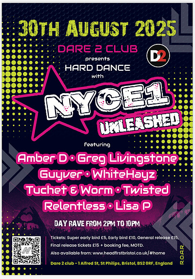 Nyce1 Unleashed - The Return at Dare to Club