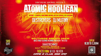 SSB 008: Atomic Hooligan / Destroyers / DJ Mutiny at Dare to Club
