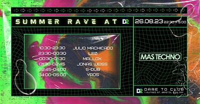Summer Rave At Dare2Club at Dare to Club