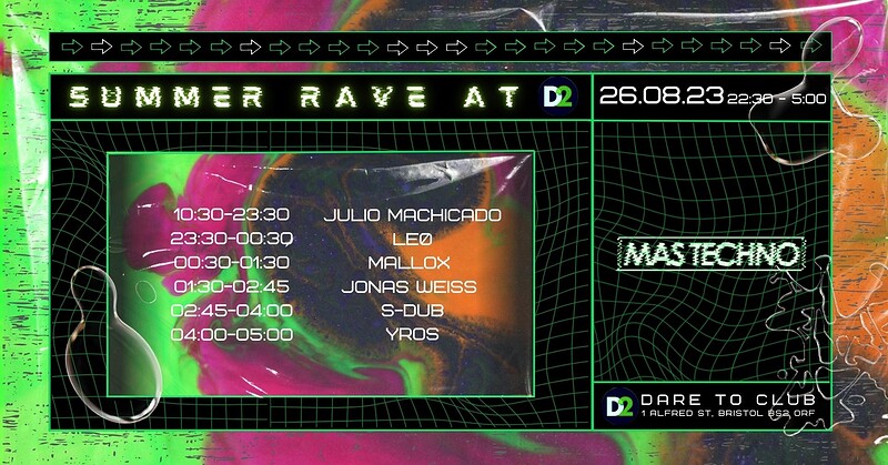 Summer Rave At Dare2Club at Dare to Club