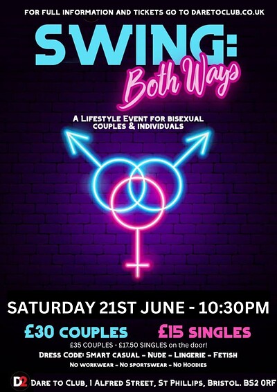 Swing both ways at Dare to Club