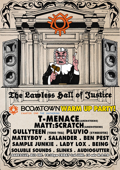 The Lawless Hall of Justice Boomtown '22 Pre-Party at Dare to Club