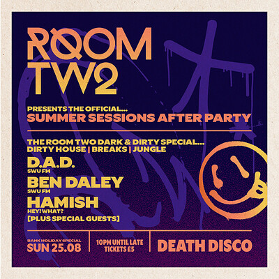 Room Two - Summer Sessions After Party at Death Disco