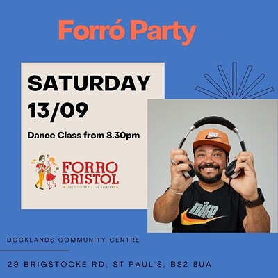 Forró Bristol Party at Docklands Community Centre