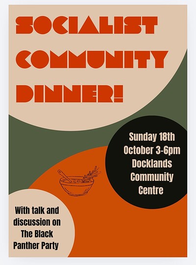 Red Wessex Community Dinner at Docklands Community Centre