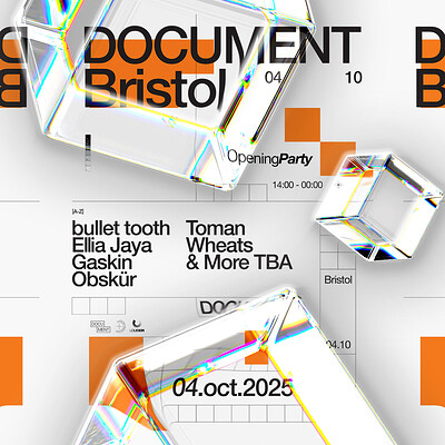 Document Opening Party: bullet tooth, Gaskin, Obskür at DOCUMENT
