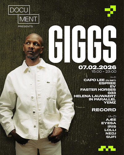 Document Presents: Giggs at DOCUMENT