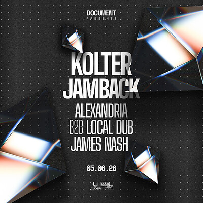 Document Presents: Kolter, Jamback, Alexandria, Local Dub & more at DOCUMENT