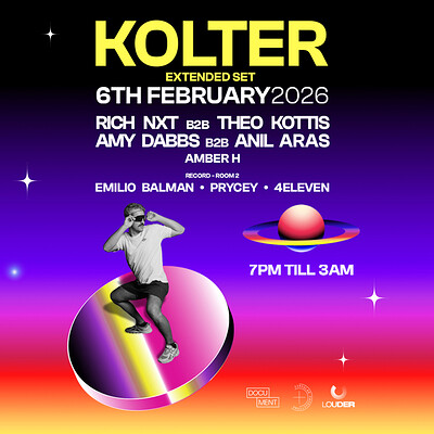 Document Presents: Kolter, Theo Kottis, Rich NxT + more at DOCUMENT