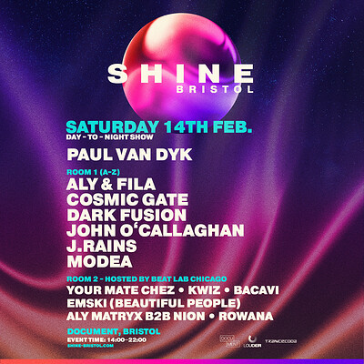 Document Presents: SHINE Bristol Ft. Paul Van Dyk ++ at DOCUMENT