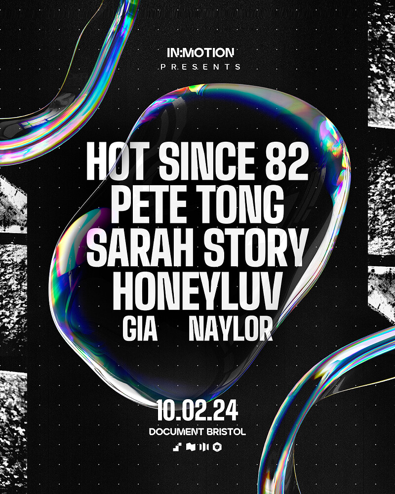 In:Motion Presents: Hot Since 82, Pete Tong + more at DOCUMENT