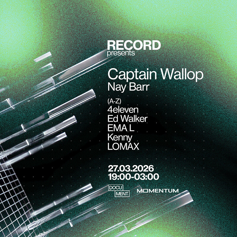 RECORD presents: Captain Wallop, Nay Barr at DOCUMENT
