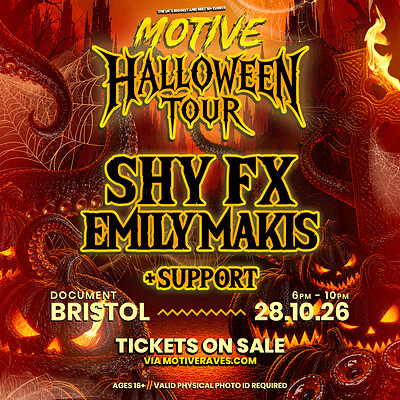 SuperMotive Bristol 16+ Halloween Rave at DOCUMENT