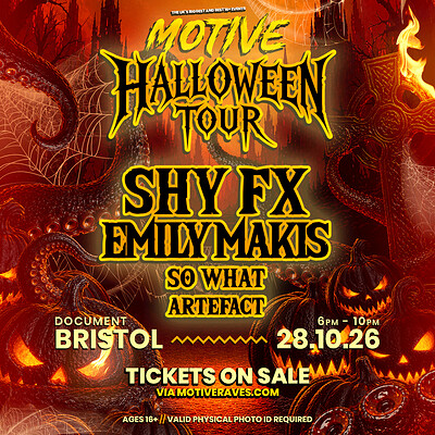 SuperMotive Bristol 16+ Halloween Rave at DOCUMENT