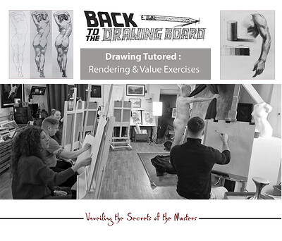 Back to the Drawing Board : Rendering & Value at Drawing Tutored-Back to the Drawing Board! : Rendering and Value Exercise