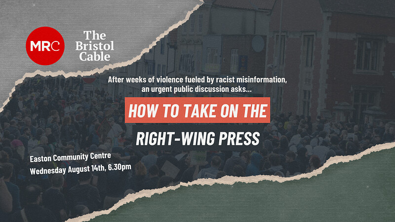 How to take on the right-wing press at Easton Community Centre