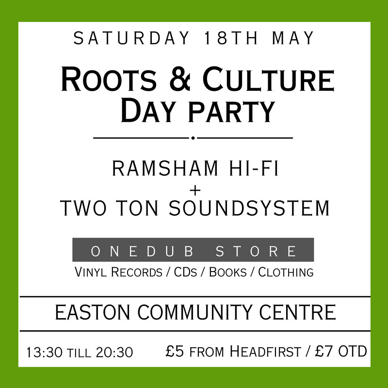 Roots & Culture Day Party at Easton Community Centre