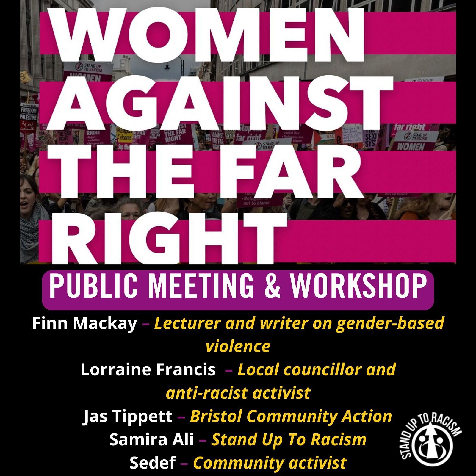 Women Against the Far-Right at Easton Community Centre