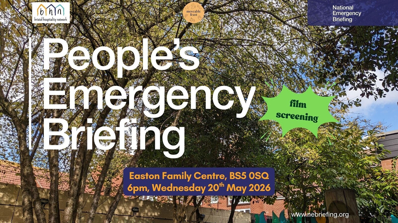 People's Emergency Briefing at Easton Family Centre