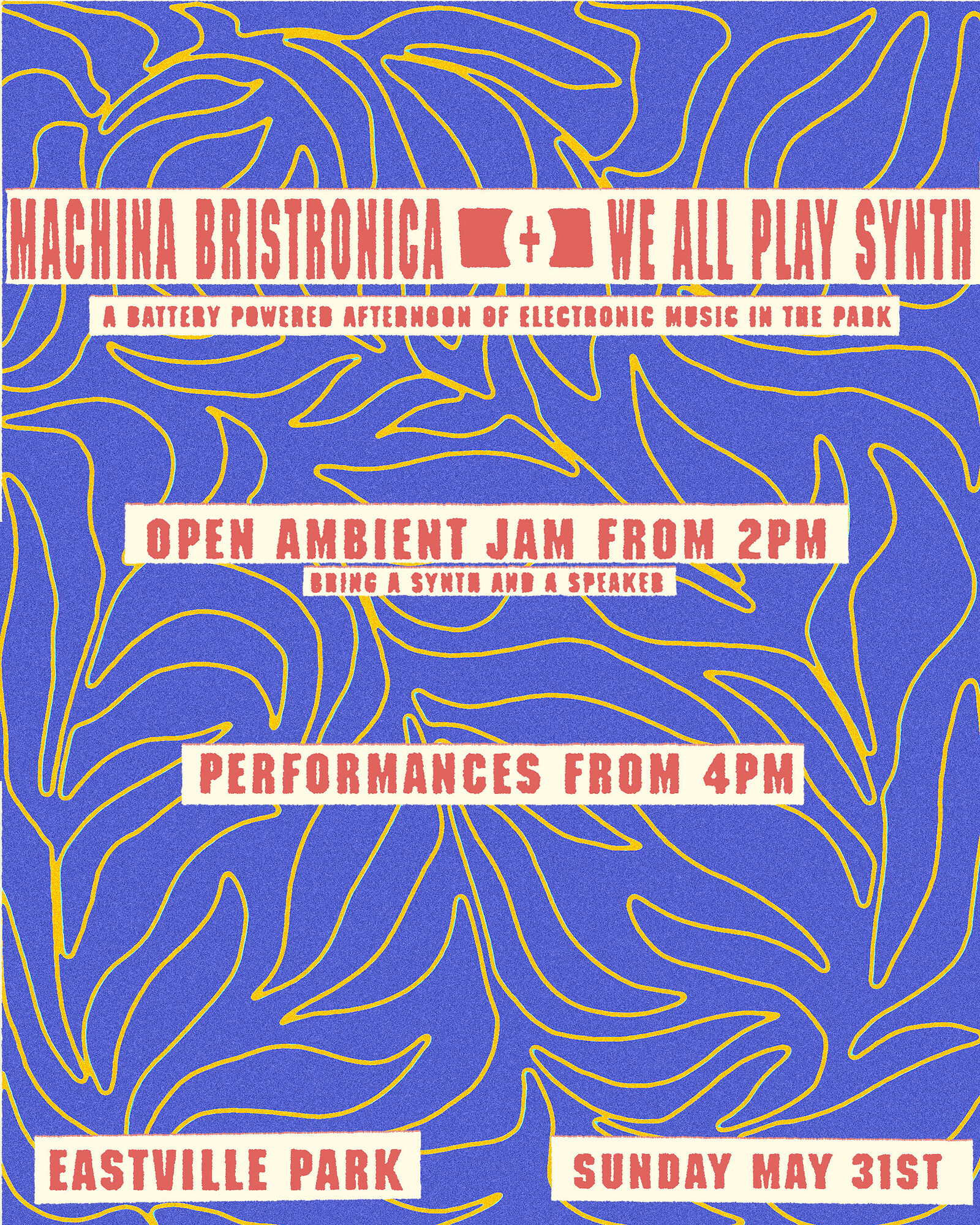 Machina Bristronica & We All Play Synth: Electronic Sounds In The Park at Eastville Park