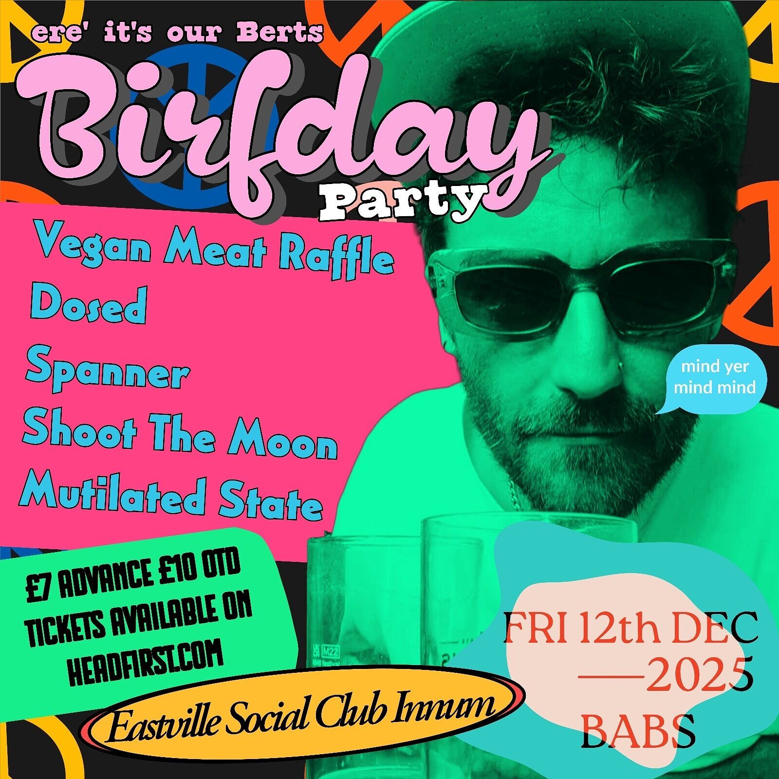 Gert Berts birthday at Eastville social club