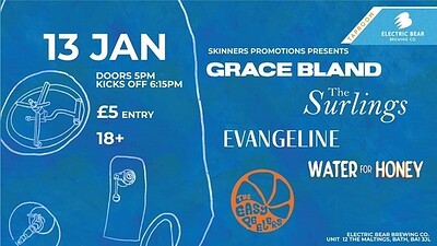 Grace Bland plus support - 5 bands for £5 at Electric Bear Brewing