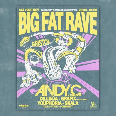 Big Fat Rave: Andy C, Dillinja, Grafix & Many More | Powered By Electrikal at Electric Bristol