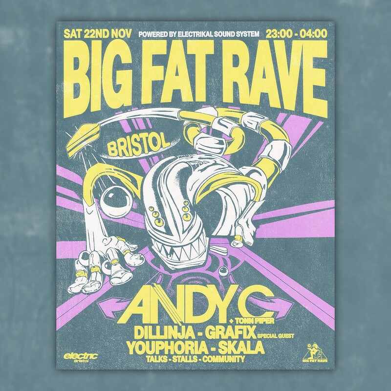 Big Fat Rave: Andy C, Dillinja, Grafix & Many More | Powered By Electrikal at Electric Bristol