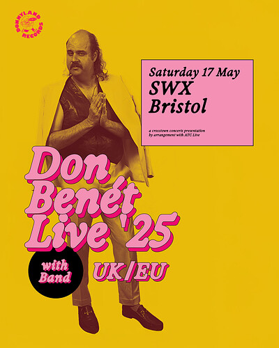 Donny Benét at Electric Bristol