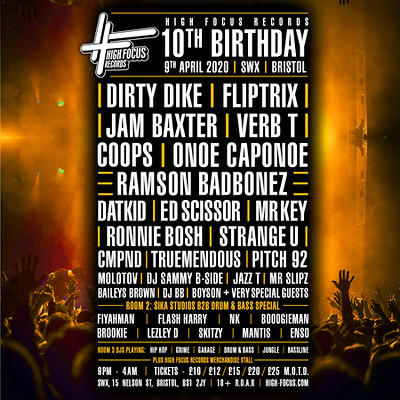 High Focus 10th Birthday - Bristol at Electric Bristol