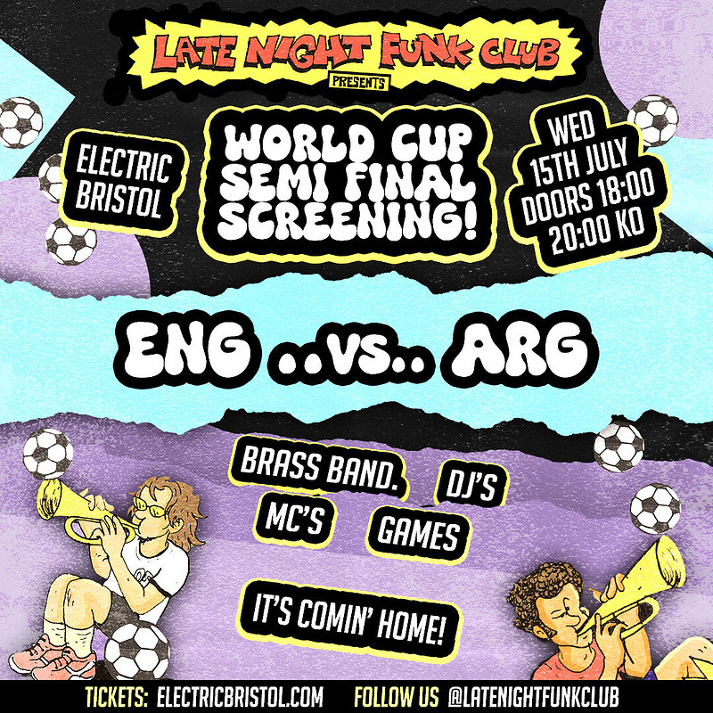 England vs Argentina World Cup Semi Finals at Electric Bristol
