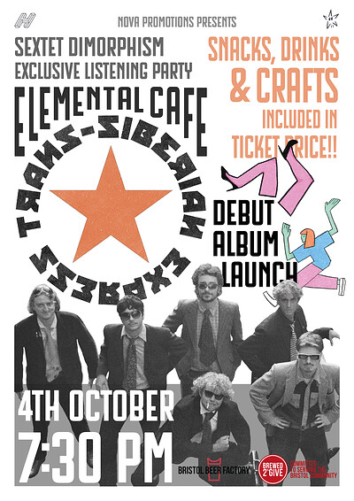 Sextet Dimorphism Listening Party at Elemental Cafe