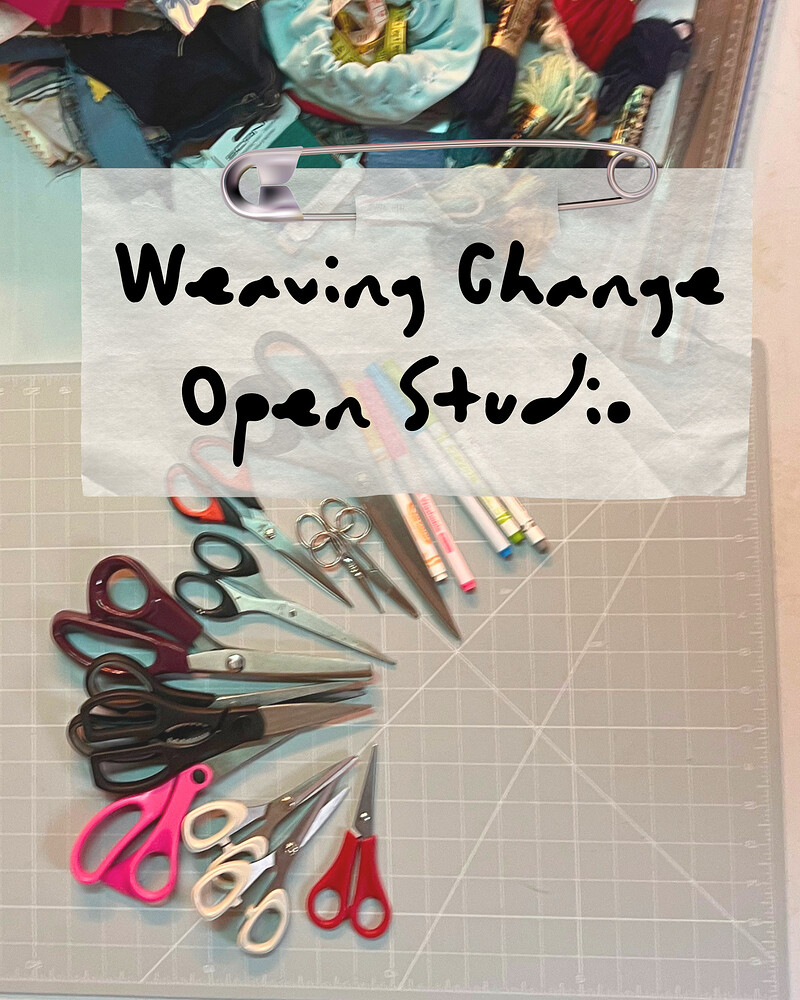Weaving Change Open Studio Workshop at Estate of the arts