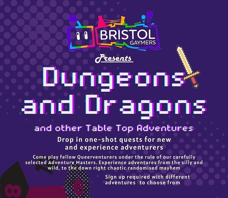 Bristol Gaymers D&D/TTRPG Evening at Excelsior Games