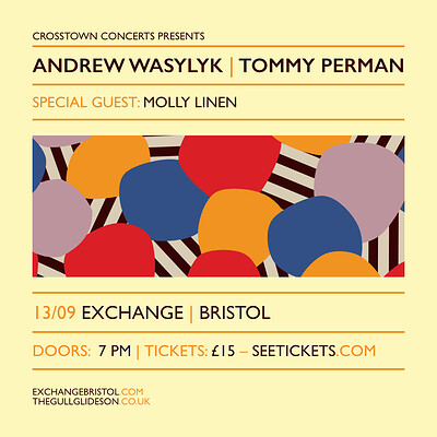 Andrew Wasylyk & Tommy Perman + Molly Linen at Exchange