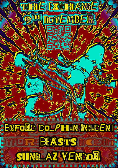 BYFORD DOLPHIN INCIDENT WITH BEASTS AND SUNGLAZ VENDOR at Exchange