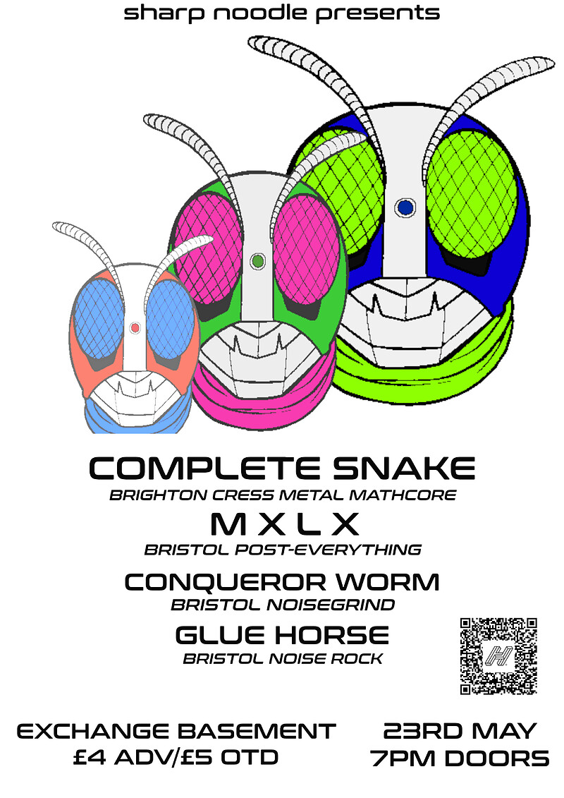 COMPLETE SNAKE / CONQUEROR WORM / GLUEHORSE at Exchange