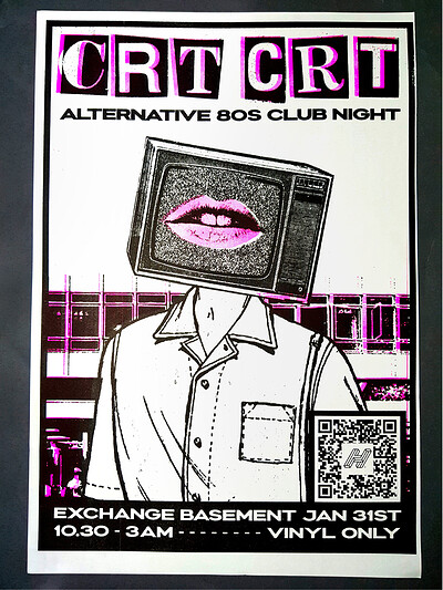 CRT CRT / ALTERNATIVE 80'S NIGHT at Exchange