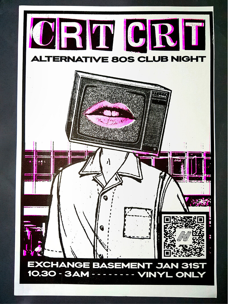 CRT CRT / ALTERNATIVE 80'S NIGHT at Exchange