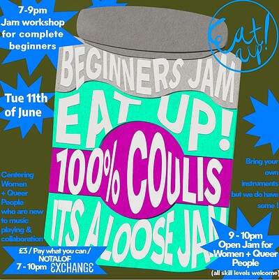 Eat Up Beginners' Jam at Exchange