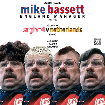 England Semi Final AND Mike Bassett screening at Exchange