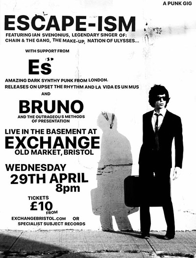 ESCAPE-ISM, Es and Bruno at Exchange at Exchange