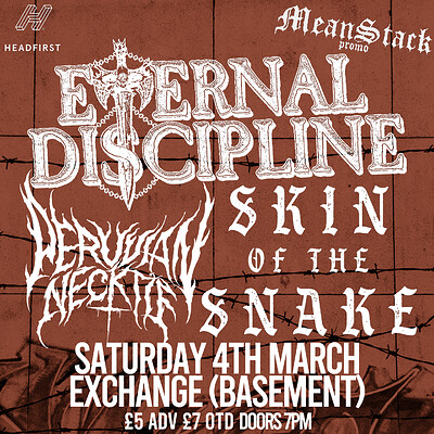 ETERNAL DISCIPLINE + guests at Exchange