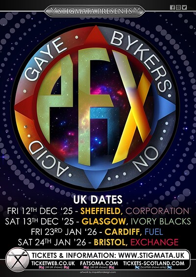 GAYE BYKERS ON ACID at Exchange